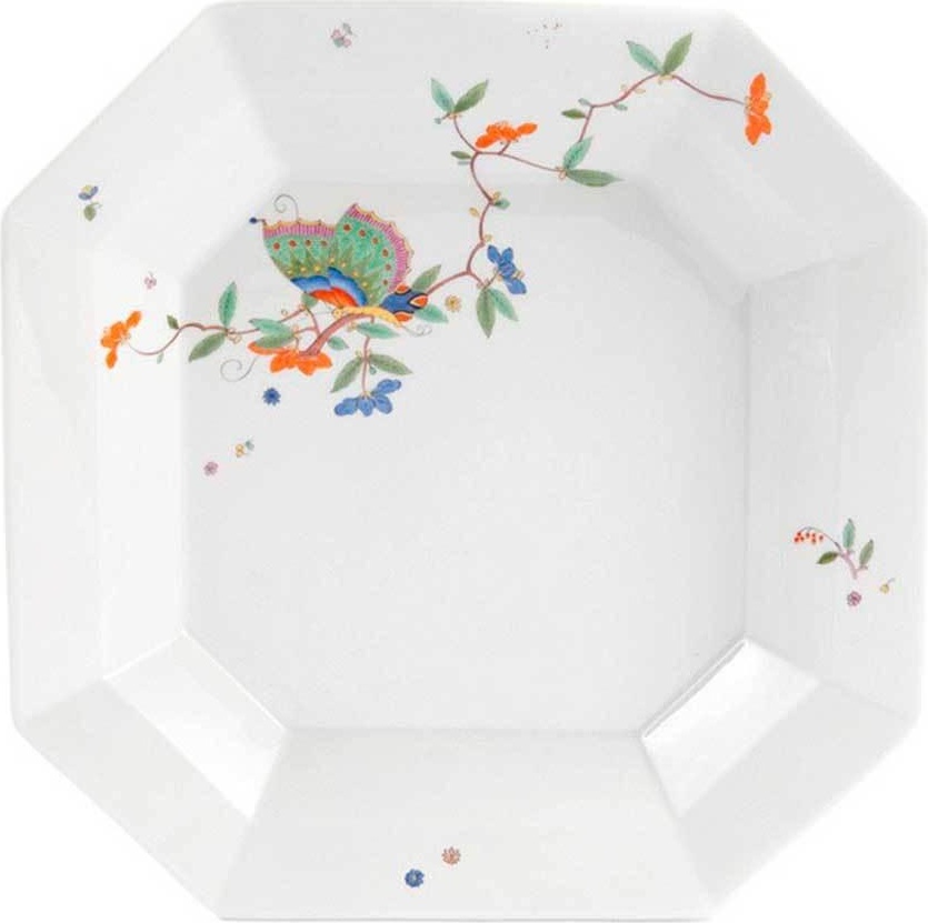 73626 Meissen Блюдо 28см "Зеленая бабочка" (лим.вып.11/100) Фарфор 