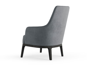 Кожаное кресло с подлокотниками