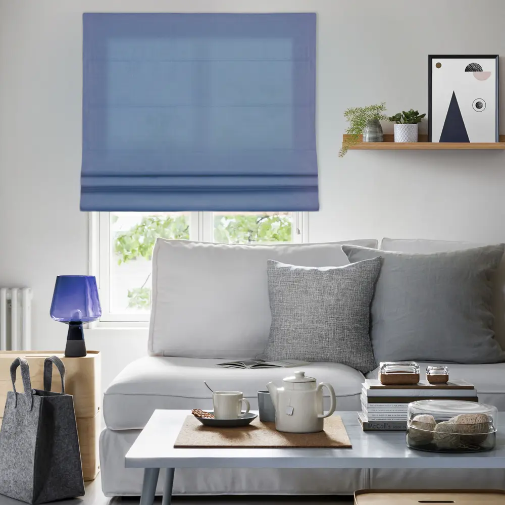 Римская штора Helena 60x160 см синяя ЭСКАР STLM-2184604 - Вид №4