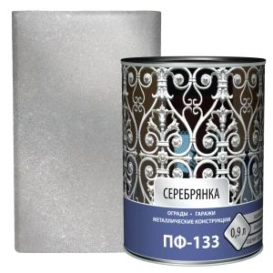 Эмаль ПФ-133 Empils глянцевая цвет серебристый 0.9 л