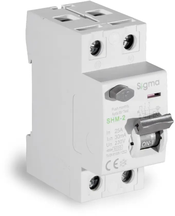 91230477 УЗО Sigma elektrik 2P 25 А 30 мА AC SHM2025030 STLM-1117721