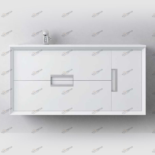 Avila Dos Тумба (2 ящика, 1 дверка) с раковиной AVRIAN S1 140 Color 70 NOVUS Trendy 26072910120701N70