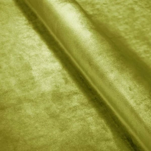 COLORISTICA Романтика. Солнечный лайм 73 Портьерная ткань  Бархат  Романтика