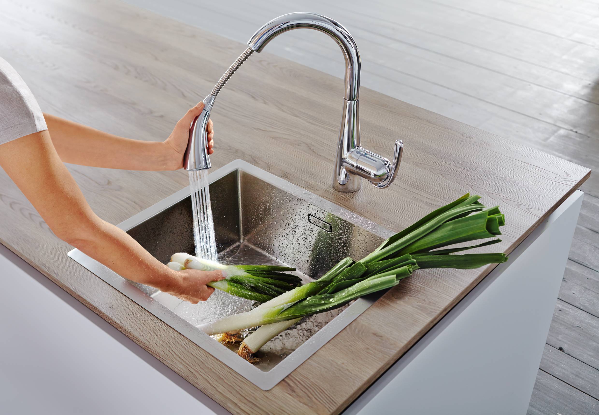 32294001 Смеситель для кухни Grohe Zedra хром - Вид №3