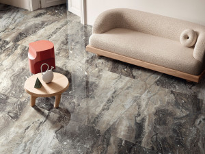 Пол / керамогранит с мраморным эффектом