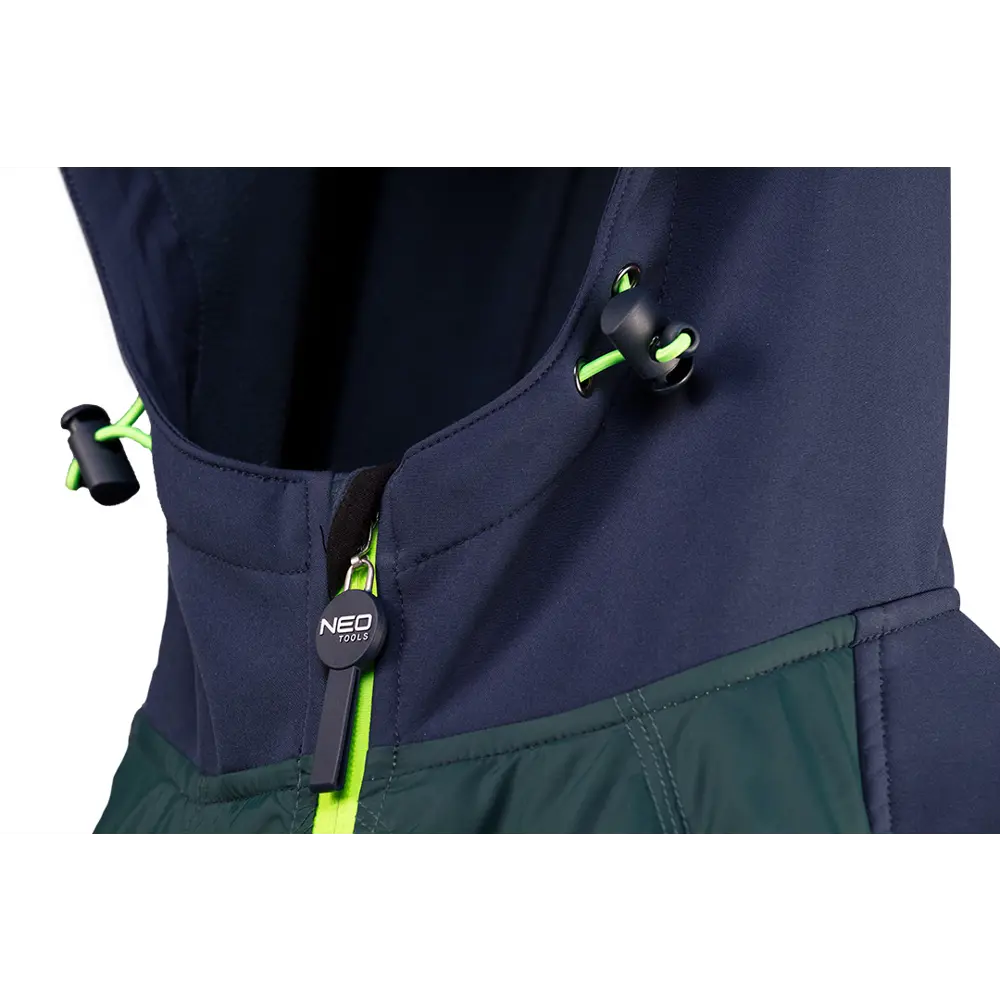 Куртка Neo Tools Premium Softshell темно-синяя/зеленая размер XXL рост 190 STLM-2098401 - Вид №2