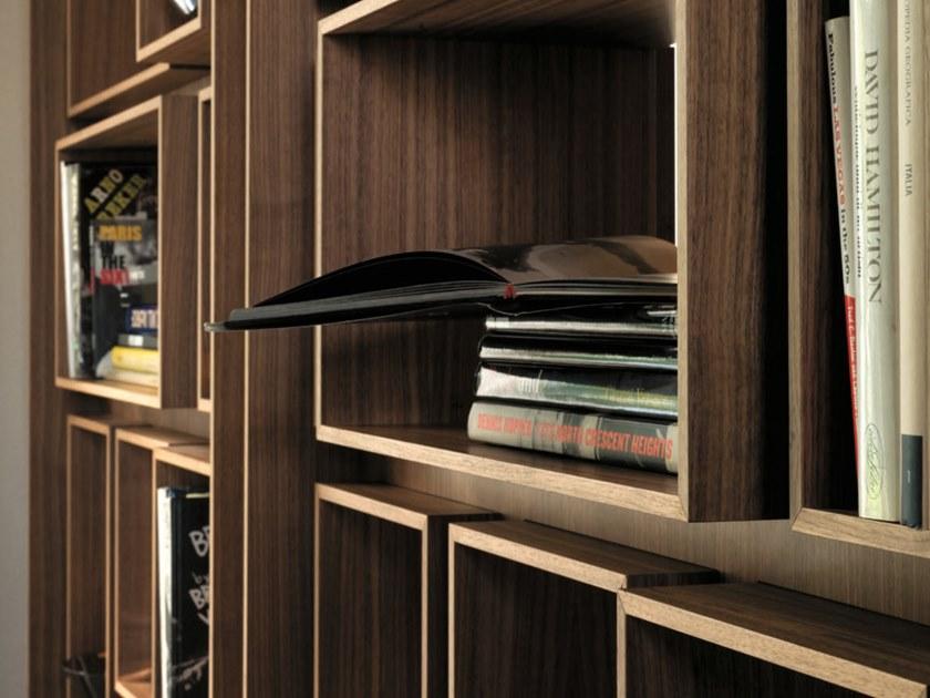 Porada Книжный шкаф-разделитель из ореха Iron sun-id-1442837 - Вид №1