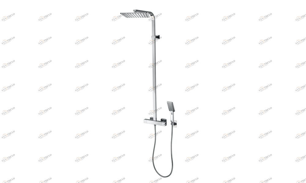 L40004 Душевая колонна COSMO 230 x 230 mm - Monocomando BOSSINI 