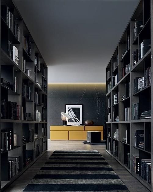 Poliform Модульный деревянный книжный шкаф sun-id-1516130 - Вид №20