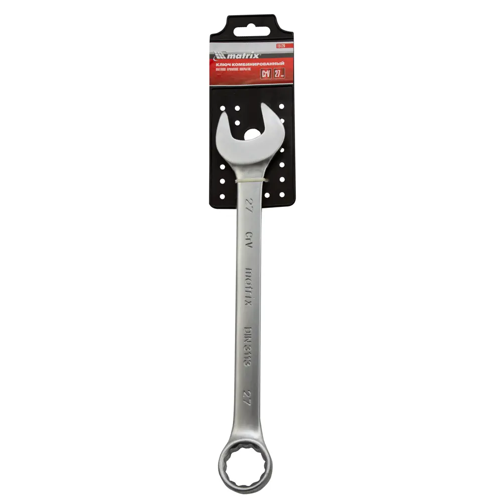 Ключ комбинированный Matrix 15120 27 мм хромированный 89400899 STLM-1353183 - Вид №3