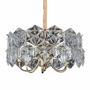 Подвесная люстра Omnilux Pinzolo OML-72303-06 OMNILUX ДИЗАЙНЕРСКИЕ, PINZOLO 279747 Золотой