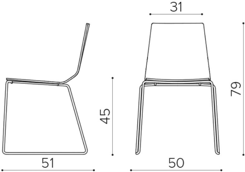 True Design Стул с мягкой подкладкой Marina sun-id-1493304 - Вид №8