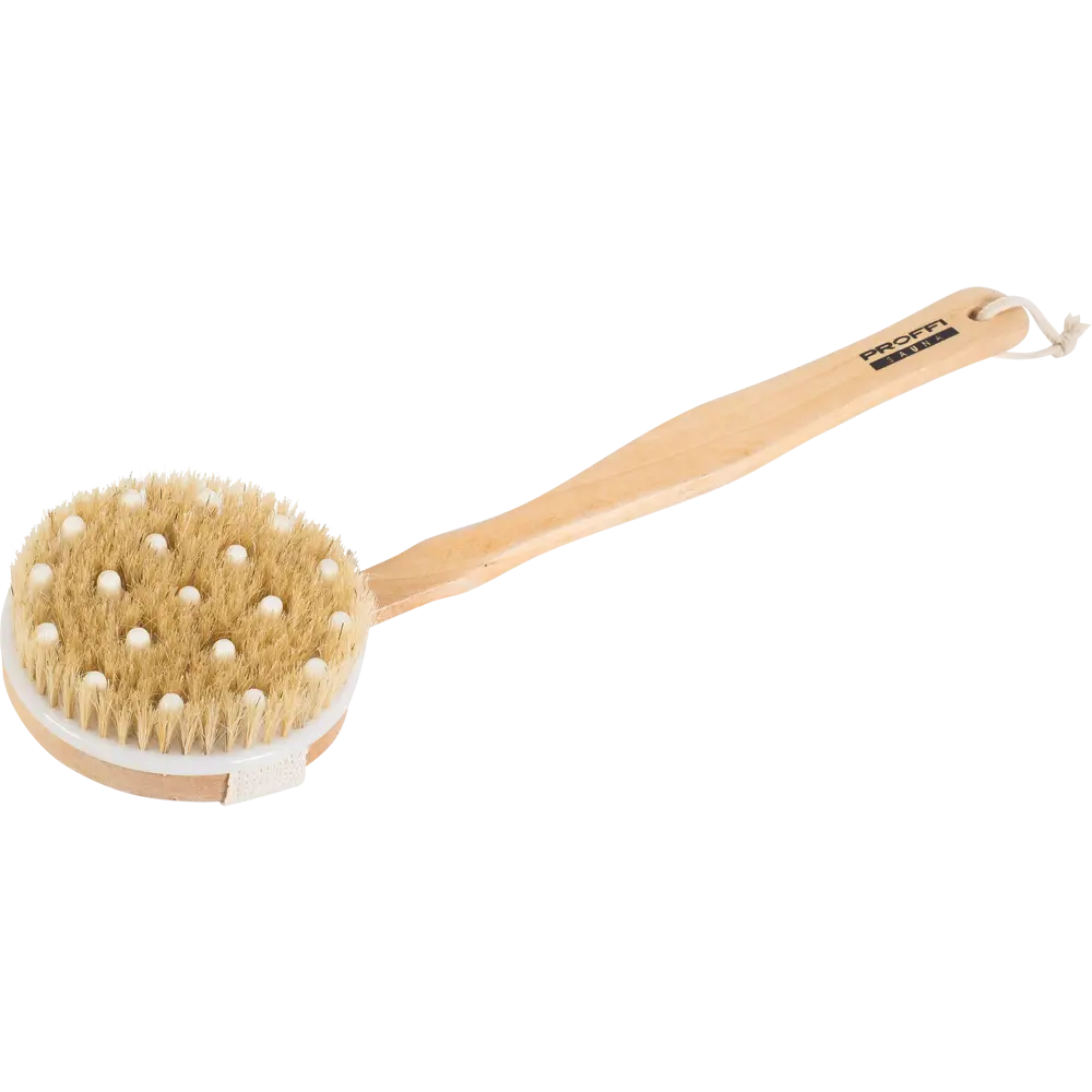 Щётка массажная натуральная щетина PROFFI SAUNA STLM-2190075