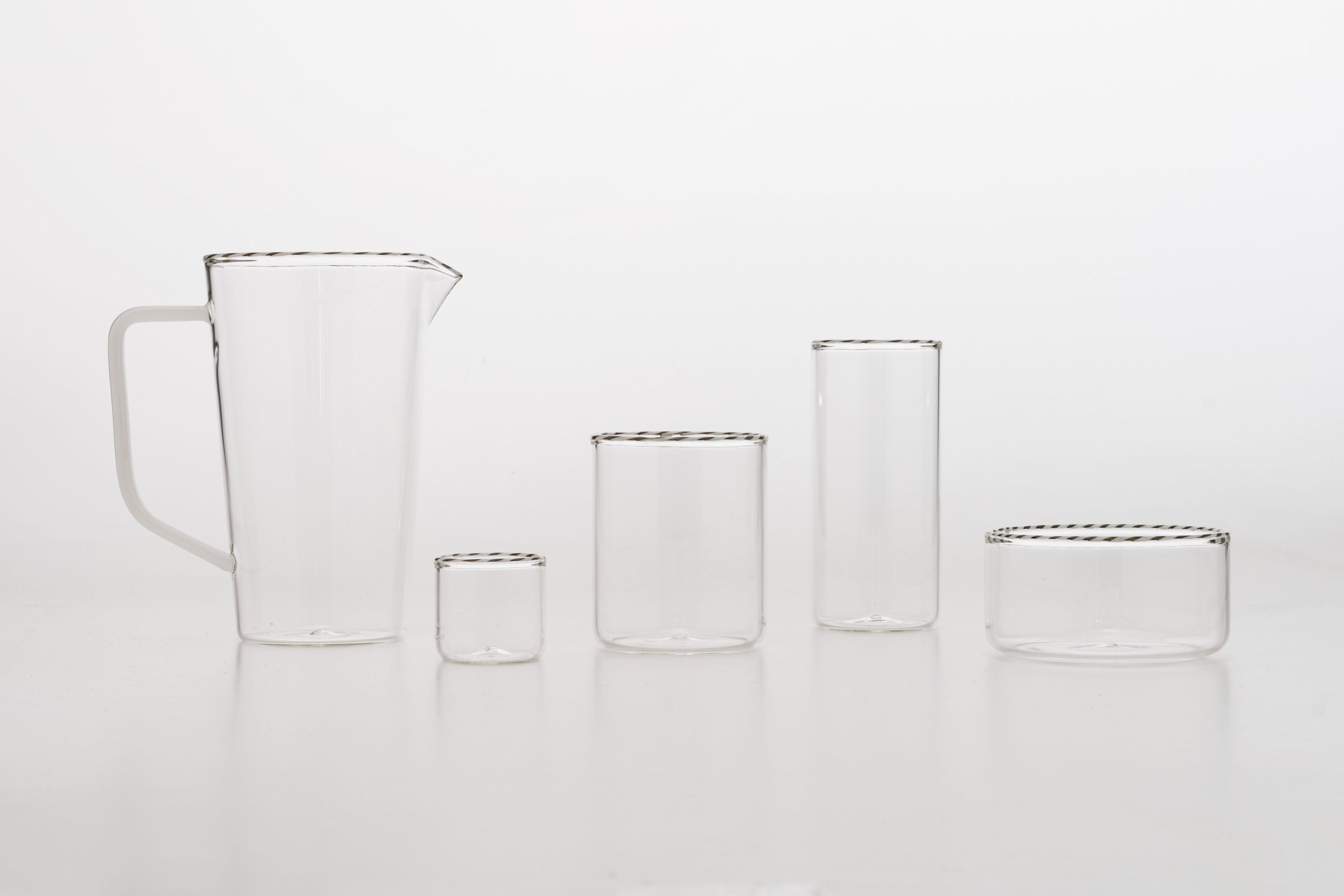 Стекло для коктейля из боросиликатного стекла Zafferano плетение ARCH-00128005 - Вид №4