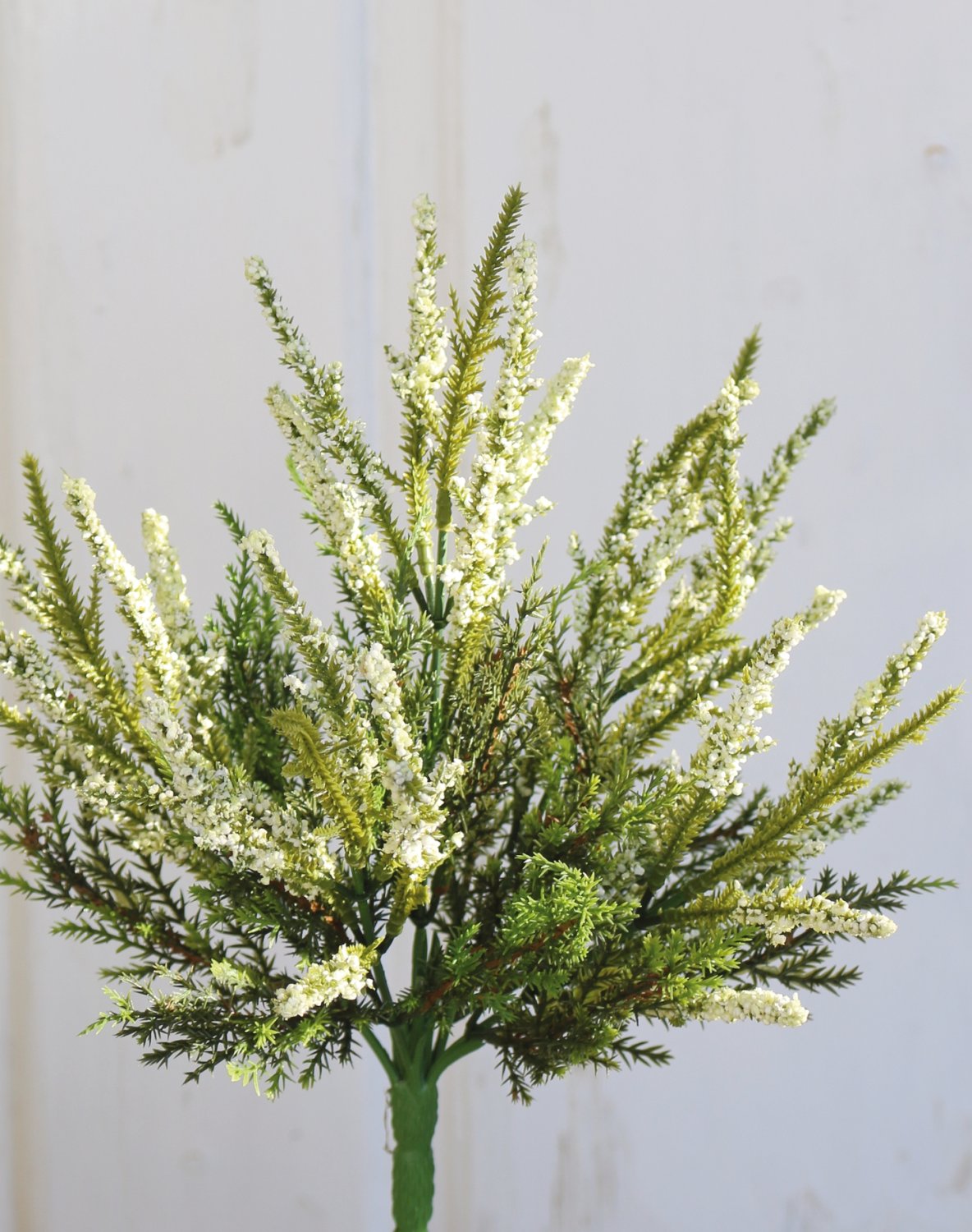 1722 708 a3 Искусственный куст эрики, 20 см, бело-зеленый H-andreas 