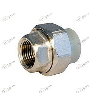 Муфта FV-PLAST с переходом на металл разьемная с ВР 25х1" 236225