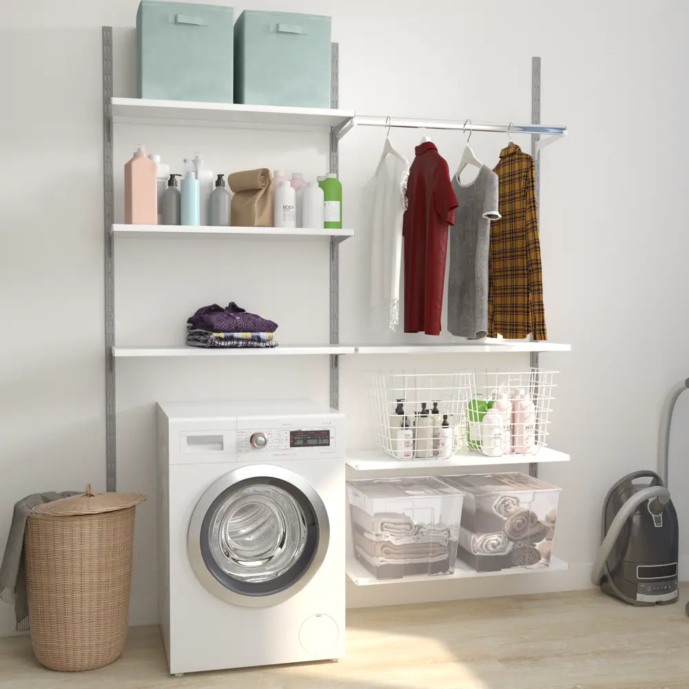 Кронштейн для штанги Spaceo цвет белый STLM-2130241 - Вид №29