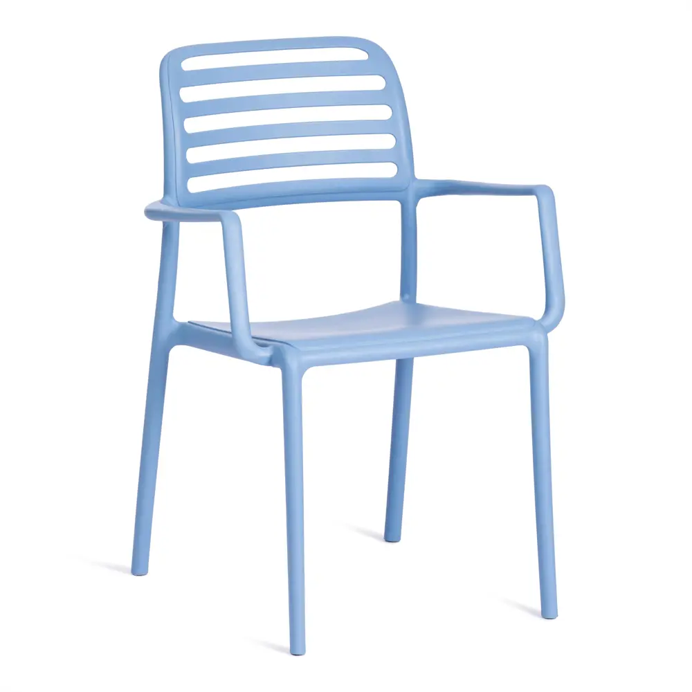 91172807 Кухонный стул Tetchair valutto mod. 54 86x57x58 см пластик цвет светло-голубой STLM-0509773
