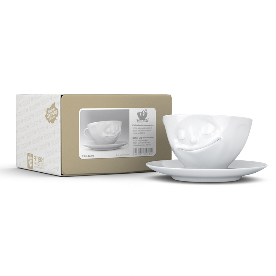 T01.43.01 Чайная пара tassen happy 200 мл белая Tassen by FIFTYEIGHT PRODUCTS  - Вид №10