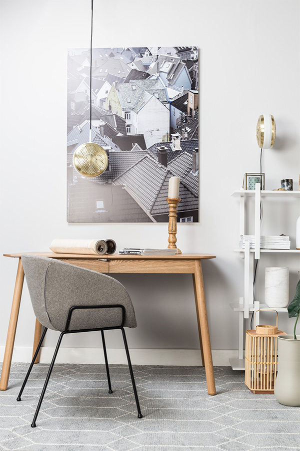 Лампа подвесная Gringo Flat, белая Zuiver 5300120 - Вид №1