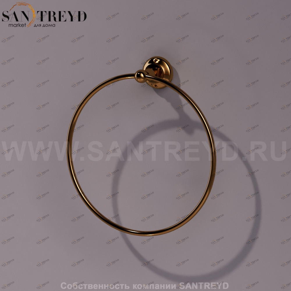 Полотенцедержатель кольцевой SIMAS золотистая Arcade 260205OR