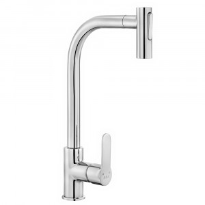 102118127st  Спиральный смеситель для мойки Nita - Ручной душ T - Экономия воды