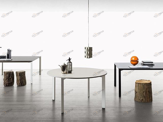 Citterio Круглый алюминиевый стол для переговоров Shard sun-id-1443895