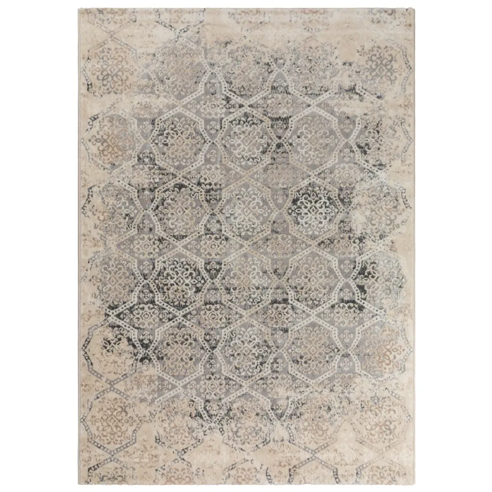 Ковер полипропилен Nika 0A782A 120х170 см цвет бежевый STLM-2003170