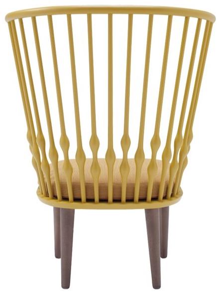 Andreu World Кресло из бука с высокой спинкой Nub Bu1440 - Вид №2