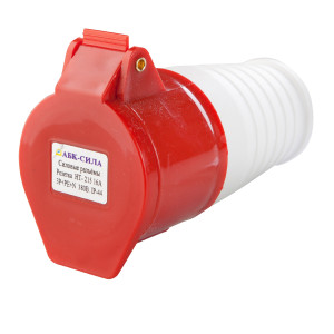 90828846 Розетка HT-215 16 А переносная 3Р+РЕ+N 380 В IP44 2 шт STLM-0402163 АБК-СИЛА