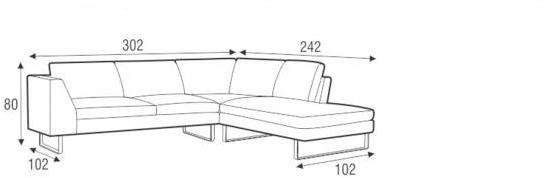 Sits 5-местный угловой диван из ткани Tokyo sun-id-1406241 - Вид №3