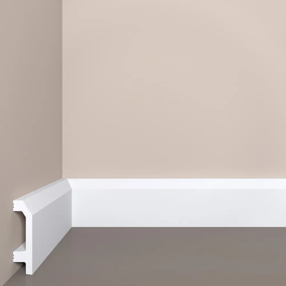 90761331 Плинтус Bello Deco 70x2000x1.80мм 1шт белый STLM-0372122