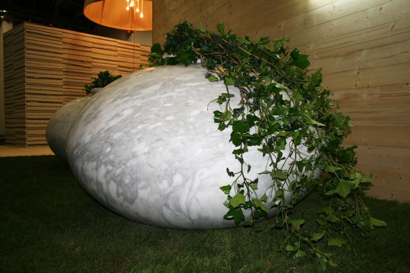 FranchiUmbertoMarmi Кашпо для общественных мест из мрамора Tjandi sun-id-1460881 - Вид №7