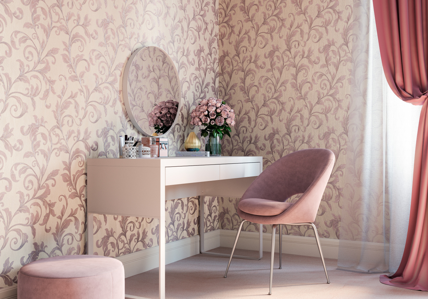 Рулон обоев основа Флизелиновая HC71581-28 Home Color Мин. заказ 6 рулонов HC7158128 - Вид №6