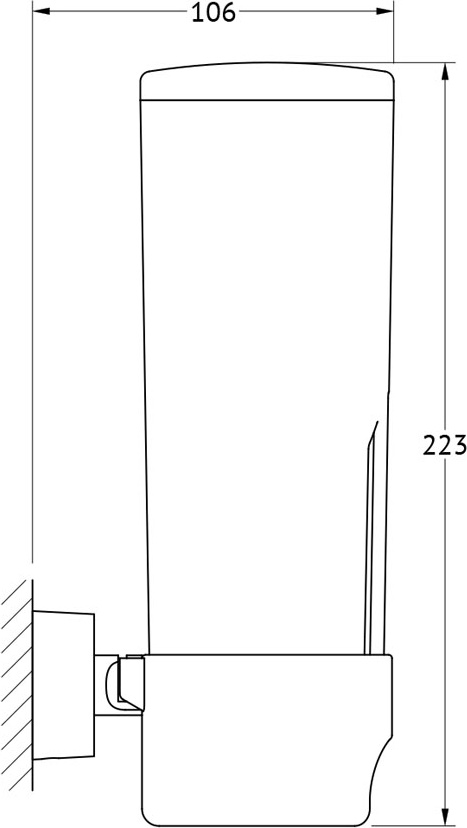 NOS 019 Контейнер для косметических дисков FBS Nostalgy - Вид №1