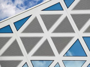 RENSON Декоративная алюминиевая вентиляционная решетка