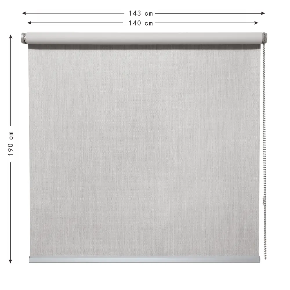 INSPIRE Natal - рулонные шторы блэкаут светло-серые 140×190 см 82689664 STLM-0034145 - Вид №2