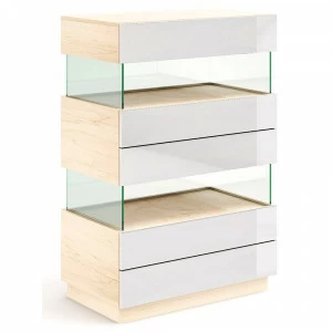 Комод белый "Фрэнк-2" GRAUM ДИЗАЙНЕРСКИЕ 304011 Бежевый;белый