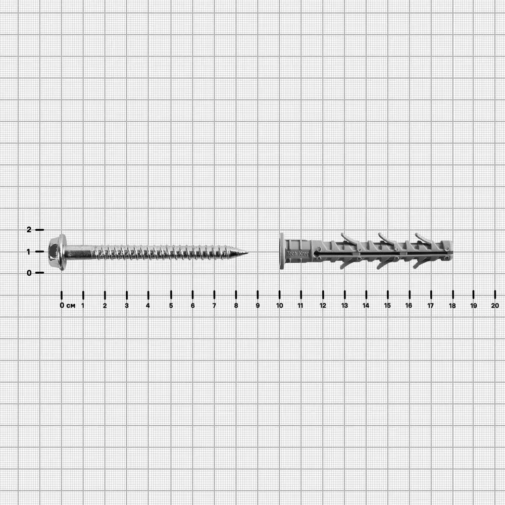 Santreyd Фасадный дюбель-шуруп 10×80 мм для утеплителя и наружных работ 89351053 STLM-1009191 - Вид №4