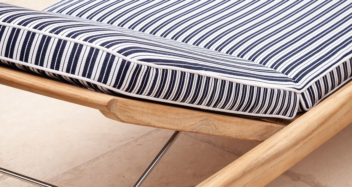 Садовая кровать с откидной спинкой из тикового дерева с колесами Poltrona Frau Boundless Living Outdoor Collections ARCH-00141946 - Вид №6