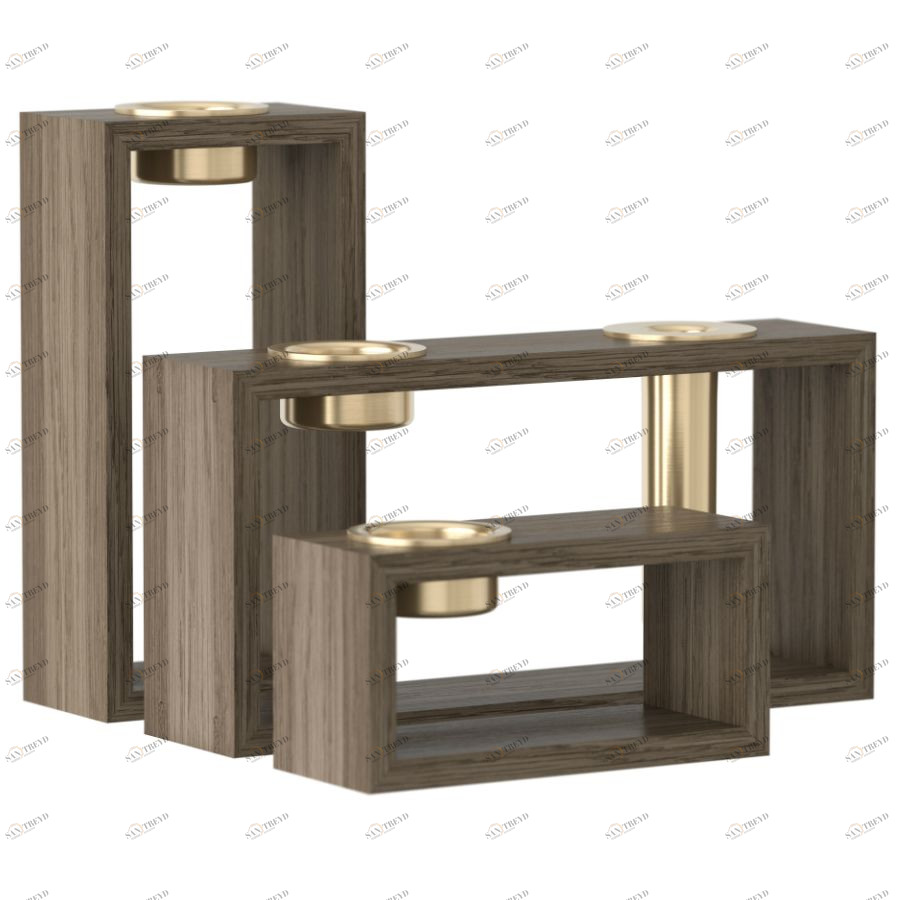 Набор подсвечников Compose, темный дуб UMAGE 5101