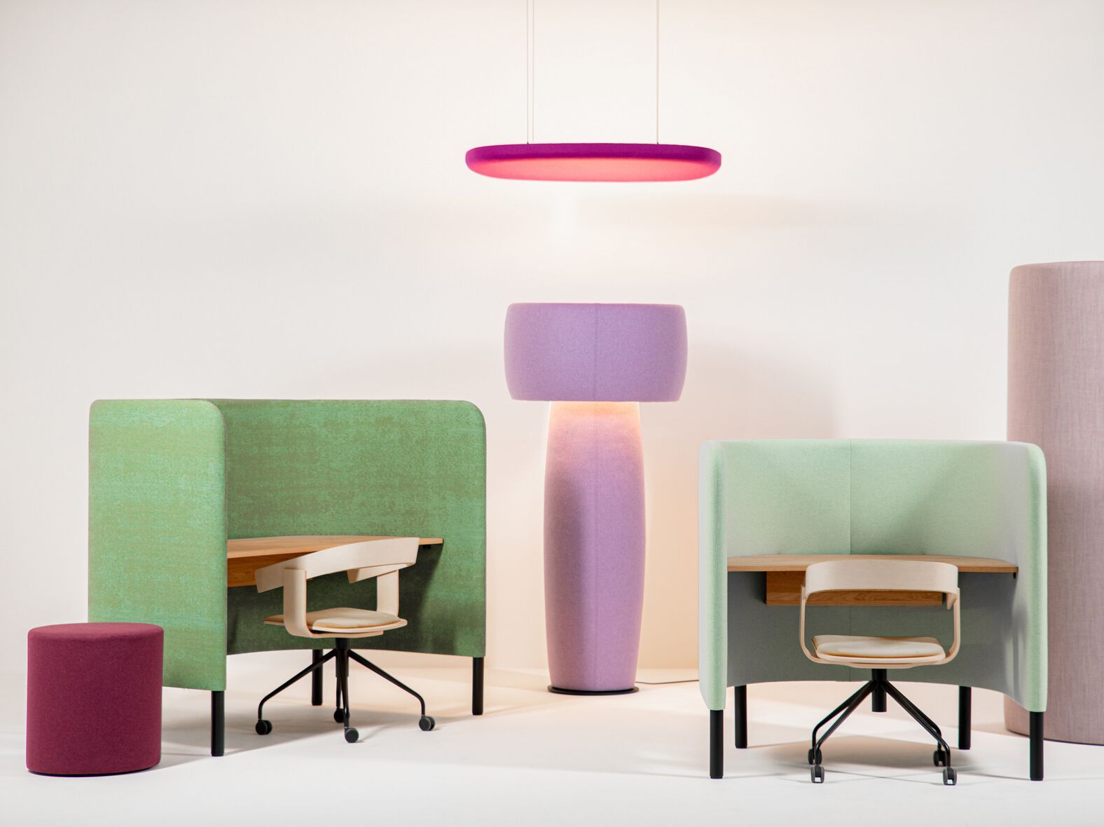 Стол со звукопоглощающими перегородками BuzziSpace BuzziHug Work ARCH-00069800 - Вид №8