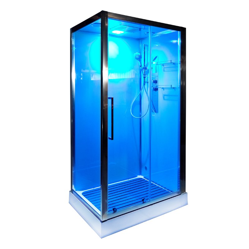 L 801 N с гидромассажем BLACK Душевая кабина DETO Серия L Z120 KERAVA с электрикой - Вид №18