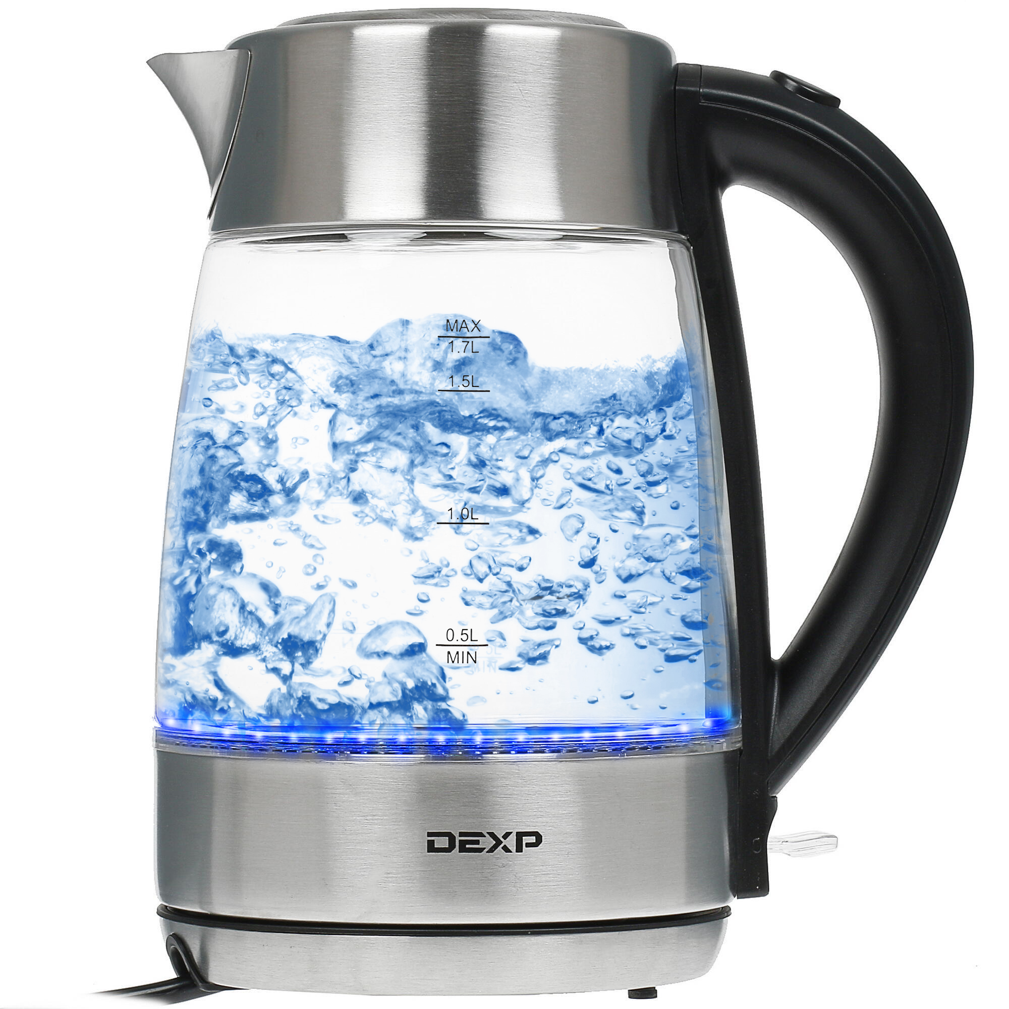 1301607 Электрочайник DEXP FK-200 серебристый STDN-0033318