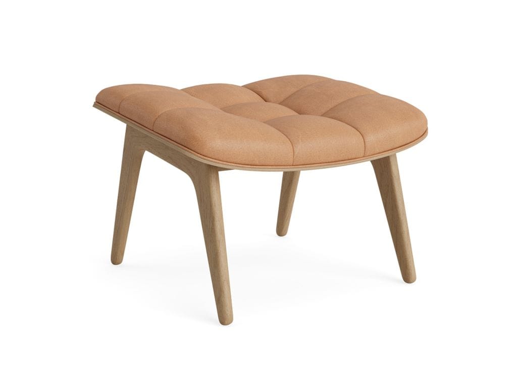 Подставка для ног из дуба и кожи NORR11 Мамонт ARCH-00035911 - Вид №2