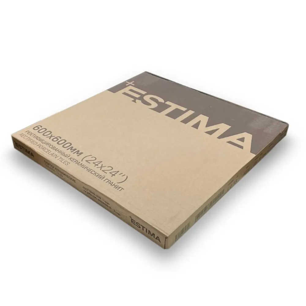 Глазурованный керамогранит Estima CA01 60x60 см 1.44 м² неполированный цвет серый STLM-2196128 - Вид №4