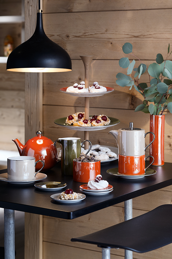 Набор из молочника 250 мл и сахарницы Polka D9 см металлик LSA International P27201740 - Вид №1