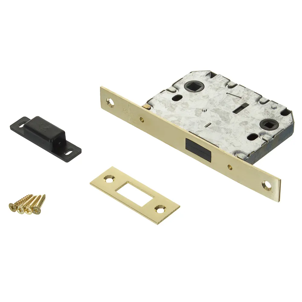 Защелка под фиксатор Palladium 170-M, 165x74x20 мм, сталь/ЦАМ, цветматовое золото STLM-2124637 - Вид №1