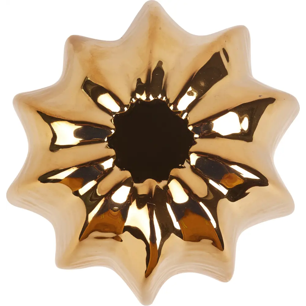 Santreyd — Керамическая ваза золотистого оттенка для изысканных композиций 89389260 STLM-1465301 - Вид №2