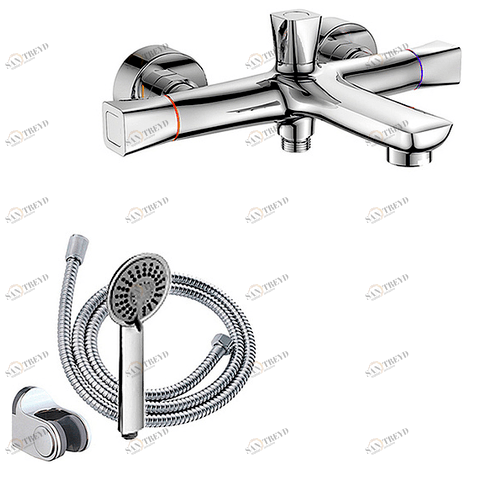 Orange Fenix M31-100cr ванно/душевой двухвентильный смеситель, с аксесуарами, лейка 3 функции Хром sun-id-1517143